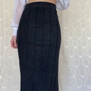 Jersey Knit Midi Skirt